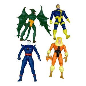 Marvel Lot 4 Figures: Sabretooth Mr Sinister Sauron Savage Cyclops 1990’s